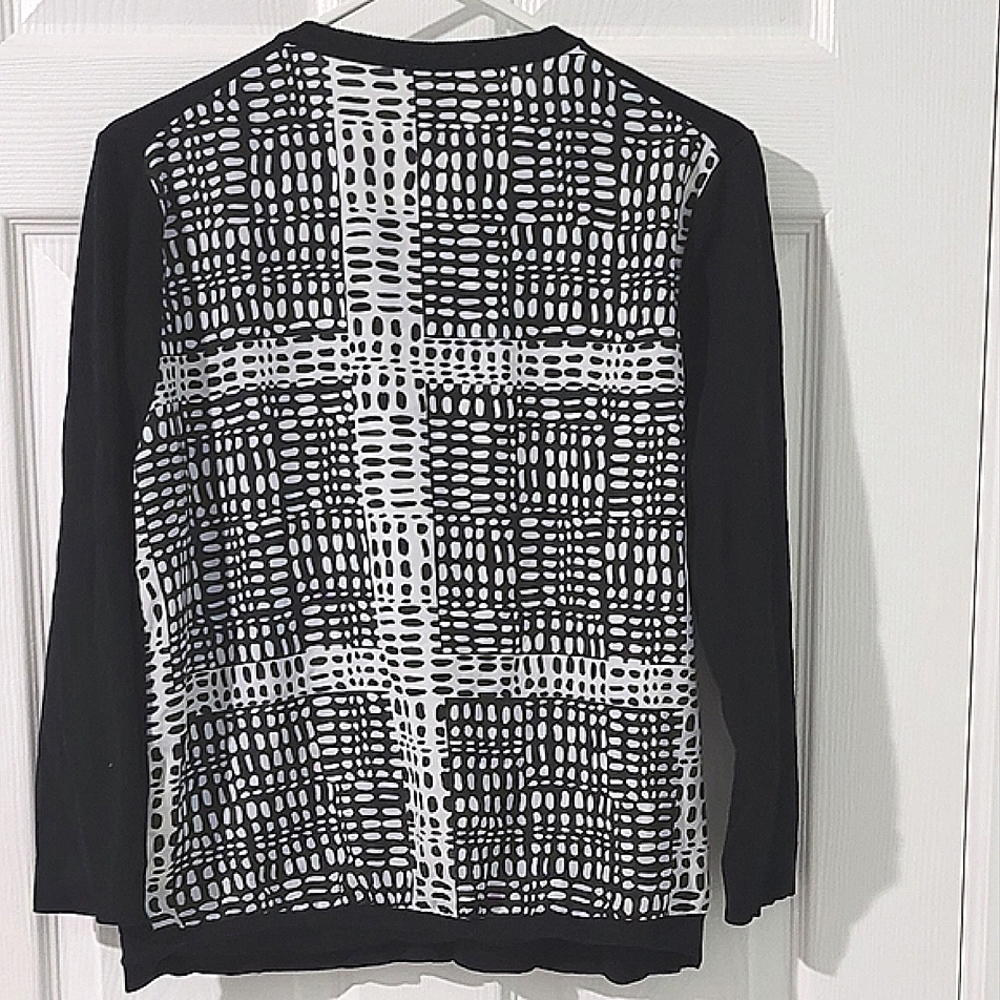 Anne Klein Women's Long Sleeve Full Zip Sweater Cardigan Size XL